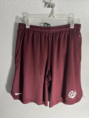 Nike Montana Grizzlies Shorts Large FB Fly Dri Fit Football Basketball